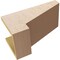 Ekena Millwork 8"W x 16"D x 8"H Wide Clemmons Rough Cedar Woodgrain TimberThane Corbel, Primed Tan CORUR08X16X08CLERCPR - alternate 4